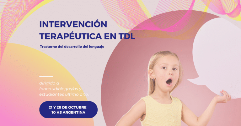 Intervención terapéutica en TDL