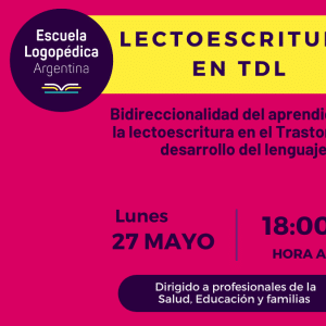 LECTOESCRITURA EN TDL