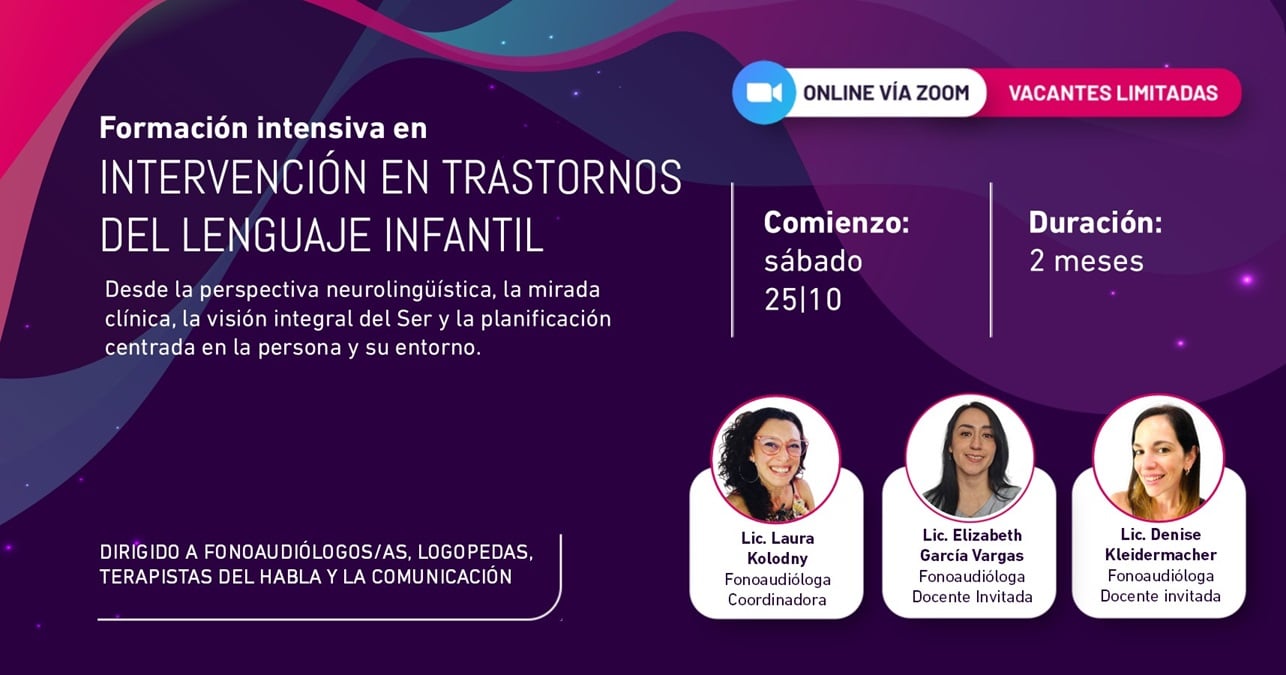 INTERVENCIÓN EN TRASTORNOS DEL LENGUAJE INFANTIL.